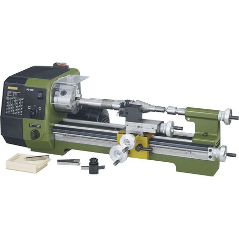 Proxxon Präzisionsdrehmaschine PD 400 870 W Motordrehzahl 1400/2800 /min