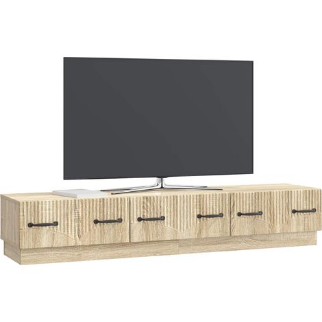 Maison Exclusive - Mobile TV Rovere Sonoma 147 x 34,5 x 27 cm Legno ingegnerizzato