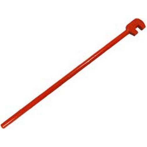 1PZ PIEGAFERRO VERNICIATO - mm.20 asta  mm.23x720