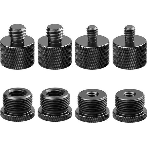 Ensemble Bras Microphone avec Adaptateurs Filetage 5 8 Vers 3 8 Mâle et 1 4 Mâle pour Pied Micro (1/4)