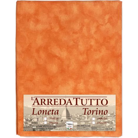 TELO ARREDO copritutto GRAN FOULARD copriletto COPRIDIVANO tessuto SALMONE UNITO 1 PIAZZA (1/5)