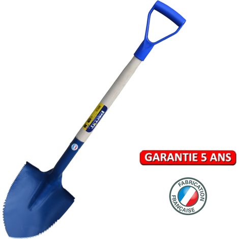 Pala da 21 cm con bordo rinforzato – manico in PEFC a forma di mela – attrezzo movimento terra OUTILS PERRIN