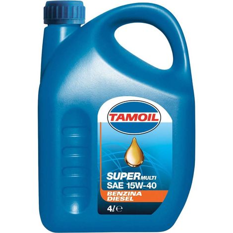 3 x OLIO LUBRIFICANTE TAMOIL SUPER SAE 15/40    4 L