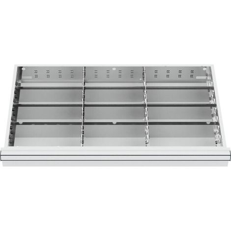 [GEBRAUCHT] B-Ware STIER Schubladeneinteilung Metalleinteilung BLH 12 Fächer 800x450mm verzinkt (1/2)