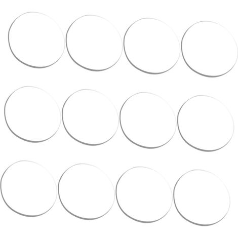 Lot de 12 protège-tables en verre de 20 mm, ventouses antidérapantes (1/5)