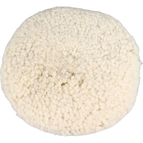 Wool Felt Polishing Disc, 8 pouces Round Griding Puffing Pamper d'angle de roue accessoires pour métal, marbre, meubles, cire de voiture, granit (1/5)