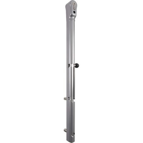 Verriegelbarer Bolzen-Stangenriegel KEYDROP,Riegel 100mm Höhenverstell. silber (1/3)