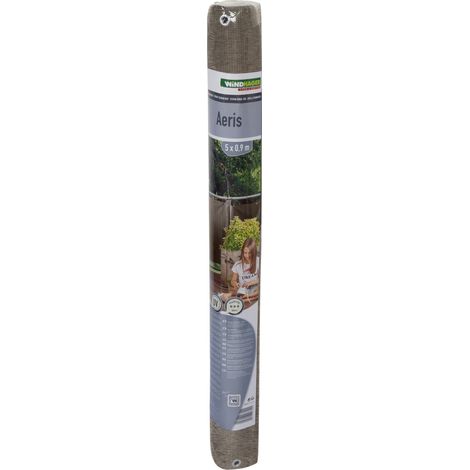 Windhager Balkonsichtschutz Aeris 0,9 x 5 m Wenge Balkonblende