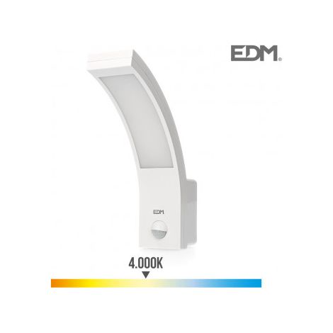 Aplique de Pared EDM 32535 Polipropileno A 10 W 750 Lm Blanco Exterior (4000 K)
