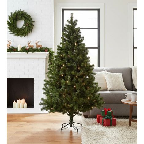 Albero di Natale 120 cm - 326 Rami Apertura Rami Singoli, Verde, -, 120h cm Capiata