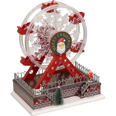 Village de Noël lumineux, musical et animé La Grande Roue - Feeric Christmas (1/5)