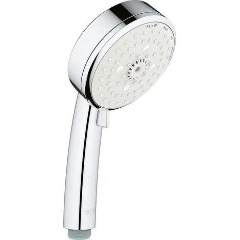 Pommeau de douche GROHE Tempesta Cosmopolitan 100, 4 jets (Pluie, Pluie, Massage, Jet tonifiant), Économie d'eau, Chrome (1/3)