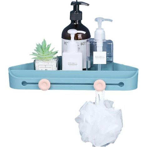Panier de rangement de douche auto-adhésif, étagères et paniers pour le rangement de la salle de bain et de la maison (1/5)