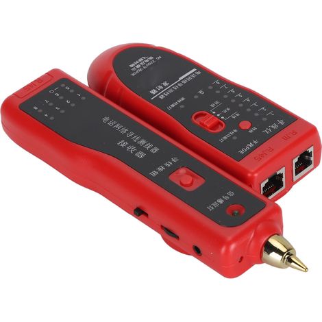 Détecteur de câbles RJ11 RJ45, testeur de réseau multifonction, localisateur de ligne anti-interférences puissant (1/5)