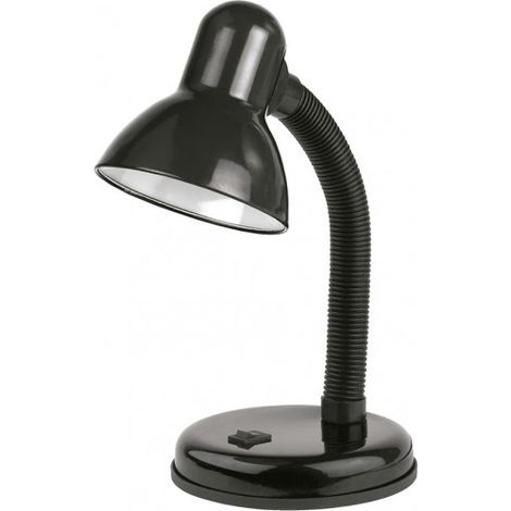 Jod Schreibtischlampe 1xe27 schwarz 30x14x14 cm