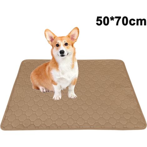 Tapis D'apprentissage Pour Chien - Imperméable Lavable Réutilisable - Pour Cages Paniers Litières Et Sol - 60 x 90 cm (1/5)