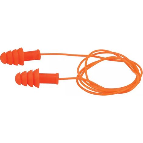 Bouchons d'oreilles réutilisables avec cordelette - SNR 30dB, PIP (1/2)