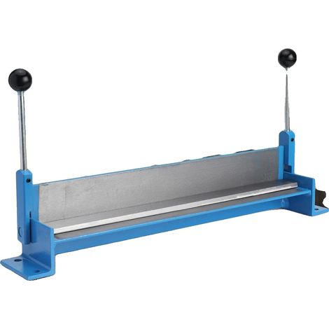 Máquina dobladora de chapa metálica, acero Q235 y hierro fundido, longitud de doblado de 460 mm, ángulo ajustable de 0 a 90°, freno de doblado manual, compatible con montaje en mordaza. (1/5)