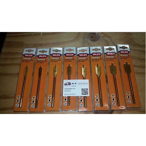 kit 8 pointes bois valex 8 10 12 14 16 18 20 22 revêtu TIN