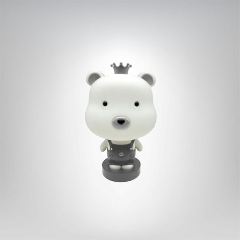 Lampada decorativa a LED a forma di orsacchiotto - Grigio (1/4)