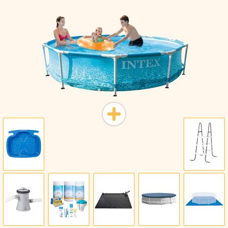 Intex Piscine Tubulaire Ronde - 305x76 cm - 8-pièces S20374 (1/5)