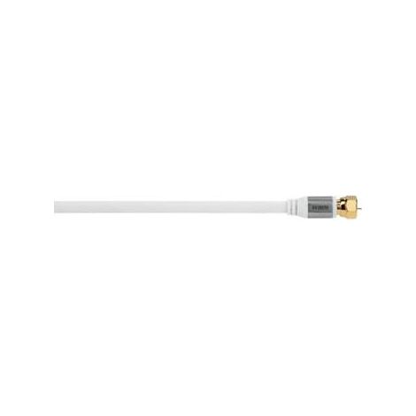 Avinity 2m 2xF cavo coassiale F Bianco