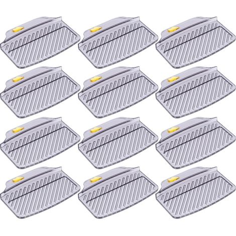 de Lève-abattants pour Relevage Hygiénique de Toilettes 6 Paires Installation Facile en Plastique Noir et Prise en Main Confortable du Couvercle Wc (1/5)
