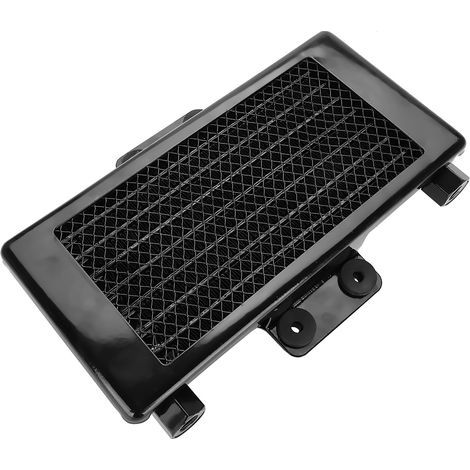 Refroidisseur d'huile, mise à niveau du radiateur de refroidissement du refroidisseur d'huile moteur 125ml pour moteur de moto en aluminium(Noir) (1/5)