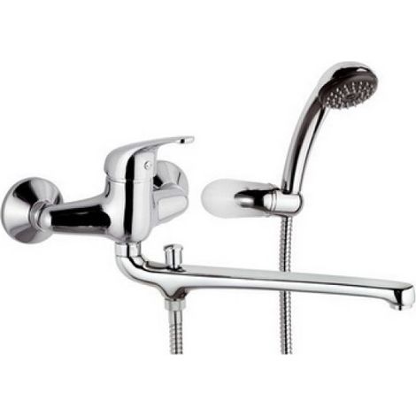MISCELATORE MONOCOMANDO VASCA CON ACCESSORI LINEA EPIC Cromo