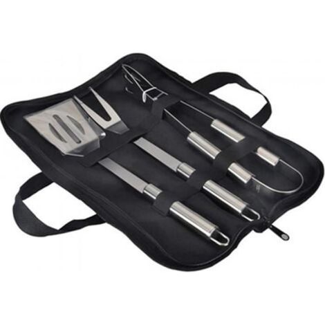 Outil Barbecue - Ensemble 3 Pièces En Acier Inoxydable - Pour Cuisine Extérieure - 3 Pièces (1/3)