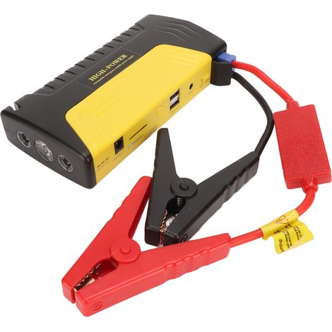 Démarreur de batterie de voiture 600 A 20 000 mAh, charge rapide USB, booster de batterie 12 V avec témoin lumineux LED, prise US 100-240 V (1/5)