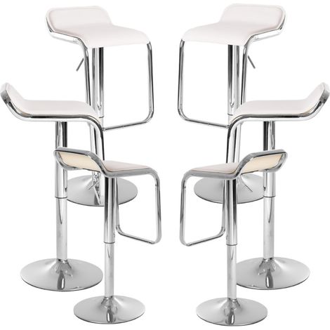 Packs Taburetes Cocina - Pack 6 Taburetes Itri - Blanco (1/5)