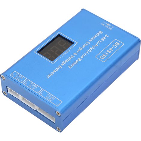 Chargeur de précision 25W pour batteries Lipo 2S 3S 4S, affichage tension, modélisme aérien sans adaptateur (1/5)