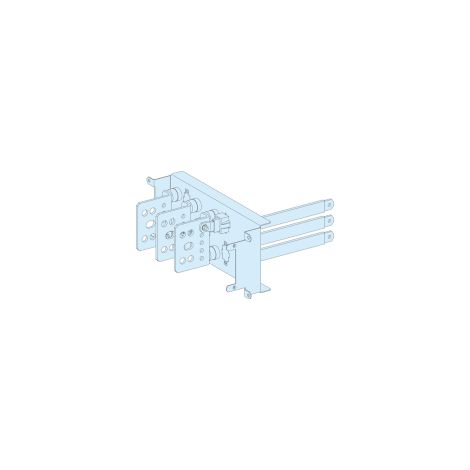 PrismaSeT P Active - Raccordement aval reporté NSX100/250 - fixe Cde manet. - 3P)