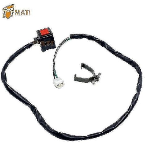 Interrupteur d'arrêt d'urgence au guidon pour Yamaha TTR125E TTR125LE YZ125 YZ250 YZ450 - Remplacement 5hp-83976-22-00 (1/2)