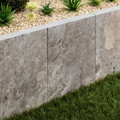 Palis Travertin Gris Silver 61x33x5 cm (à l'unité) - RO'MA NATURE