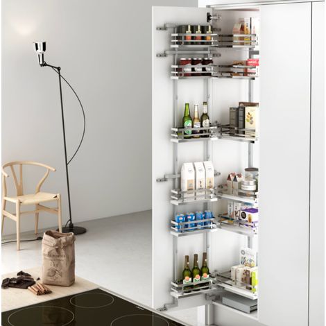 Columna despensero FLAT. Frontal 450mm. Altura 1870mm. Profundidad 495mm -