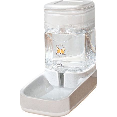 Distributeur automatique de nourriture et d'eau par gravité pour chiens et chats avec bol de nourriture pour animaux de compagnie (1/5)