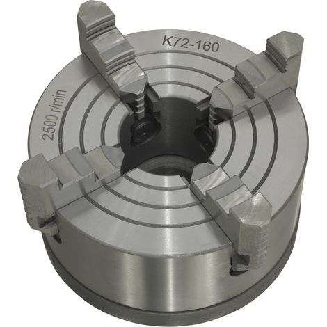Sealey Independent Chuck with Back Plate 4-Jaw SM27FJC