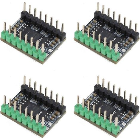 Lot de 4 pilotes de moteurs pas à pas avec dissipateur thermique pour imprimantes 3D Genius Pro/SW-X2/Hornet extrudeuse à entraînement direct silencieuse. (1/5)