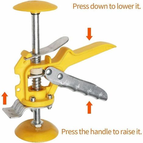 ALLIANDIS2pcs Leveler Leveler Leveler Outil de nivellement de carrelage auxiliaire Outil de nivellement mural Hauteur supérieure Métal PP, Système de nivellement mural Localisateur de carrelage en cér (1/3)