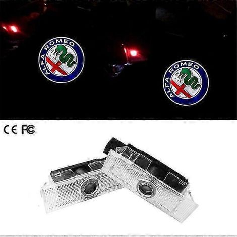 Set mit 2 Tür-Spots für Alfa Romeo Special Romeo Giulia Stelvio zur Begrüßungsbeleuchtung (1/5)