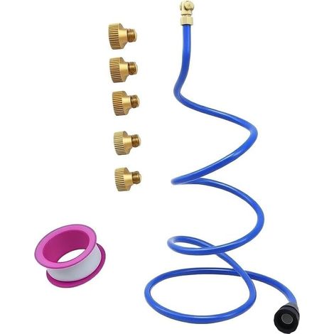 Pulvérisateur d'Arrosage 2m pour Jardin et Terrasse, Jet Réglable Pulvérisateur d'Arrosage Puissant avec 2 Modes, Tuyau 2m Ergonomique pour Jardin, Terrasse et Lavage Auto (1/5)
