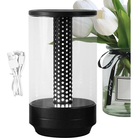 Touch, Rechargeable LED Desk Lamp, Dimmable Candlelight Atmosphere, Portable Smart Table Light, Great for Bedroom, Nursery, Living Room, Dorm, Hospital, Warm and (1/5)