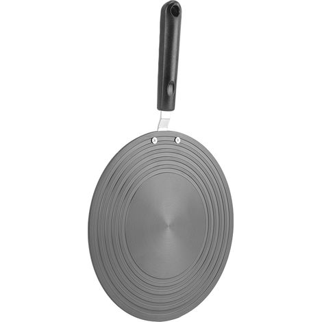 Diffuseur de chaleur, plaque de cuisson mijoteuse en alliage d'aluminium épais (4 mm), 28 cm, avec poignée, pour réduire la flamme. Accessoires de cuisine. (1/5)