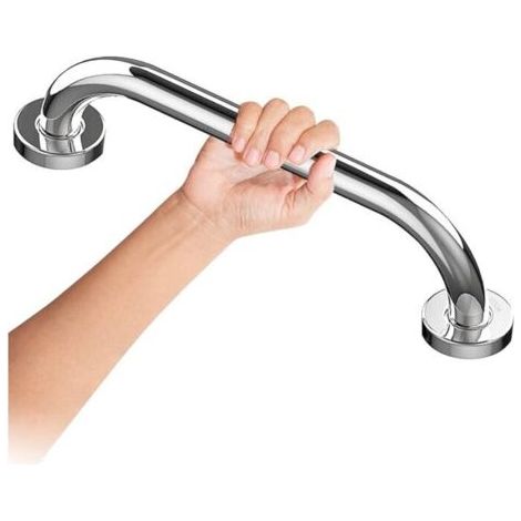 25cm-Barre d'appui WC Barre d'appui Inoxydable Chromé de Pour Salle de Bain, Poignée de Douche, Poignée de Bain, Barres d'appui Pour Salle de Bain (1/5)