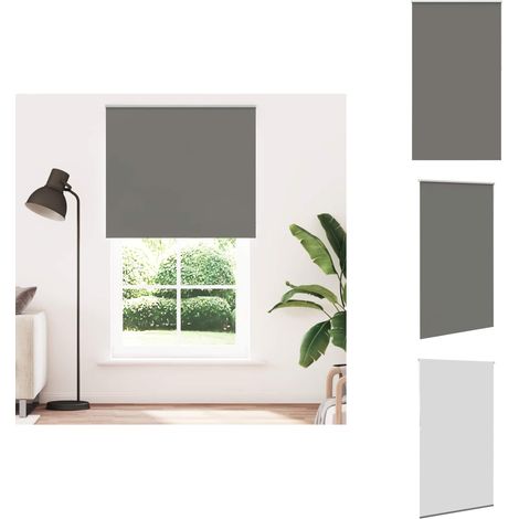 Verdunkelungsrollo Grau 120x230cm Stoffbreite 116,6cm Polyester - Verdunkelungsrollo - Verdunkelungsrollos - Rollo - Verdunklungsrollo (1/5)