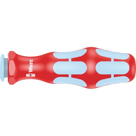 WERA - 05003991001 - PORTE-EMBOUTS à MAIN ISOLé VDE, 3817 MANCHE KRAFTFORM STAINLESS VDE, 9 X 98 MM (1/4)