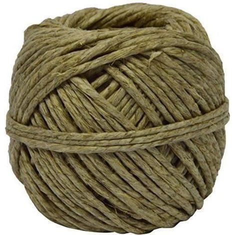 Ficelle De Chanvre - Diamètre 2,6 Mm - Longueur 180 M - 100% Chanvre Naturel - 500 G