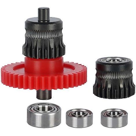 DLC-beschichtetes Stahl-Sprite-Extruderzahnrad für Ender3 S1, Ender-5, CR-10 Smart Pro 3D-Drucker, Zubehör aus gehärtetem Metall (1/5)